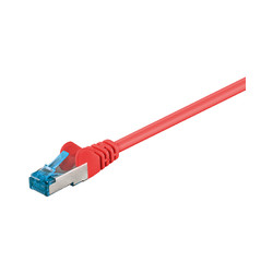 MicroConnect S/FTP CAT6A 1M Red LSZH Reference: SFTP6A01R