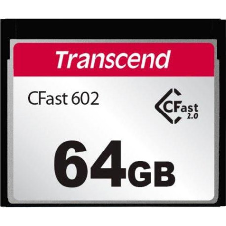Transcend Memory Card 64 Gb Cfast 2.0 Référence: W128271937