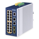 Planet IP30 Industrial L2/L4 16-Port Référence: W128778029