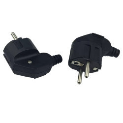 MicroConnect Angled schuko power plug, Référence: W129231145