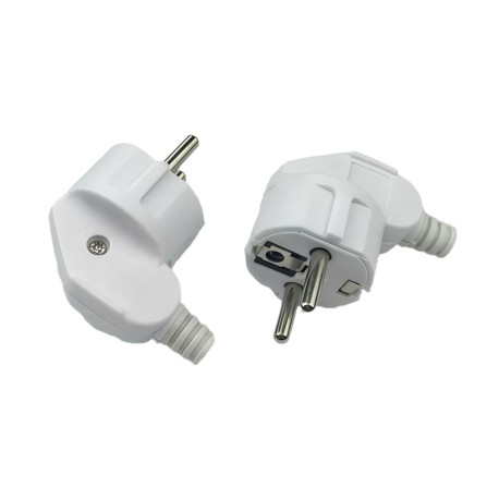 MicroConnect Angled schuko power plug, Référence: W129231146
