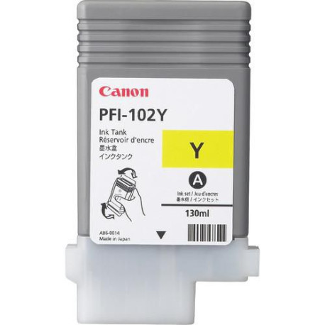 Canon Ink Yellow PFI-102Y Référence: 0898B001
