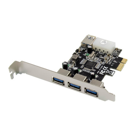 MicroConnect 3+1 port USB 3.0 PCIe card Référence: MC-USB3.0-F2B2-V2