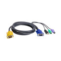 Aten PS/2-USB KVM Cable Référence: 2L-5302UP