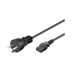 MicroConnect Power Cord DK 5m IEC320 EDB. Reference: PE120450