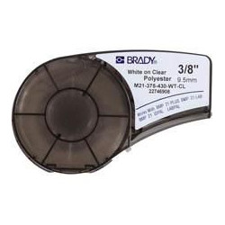 Brady Polyester tape for M211 M210 Référence: M21-375-430-WT-CL