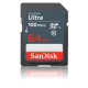 Sandisk Ultra 64 Gb Sdxc Uhs-I Class Référence: W128256541
