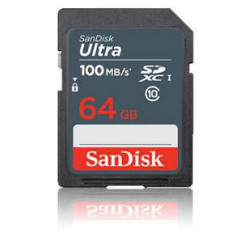 Sandisk Ultra 64 Gb Sdxc Uhs-I Class Référence: W128256541