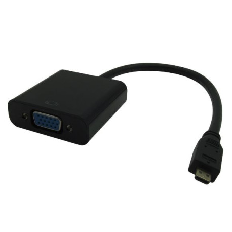 MicroConnect HDMI Micro - VGA adapter M-F Référence: HDMIDVGAB