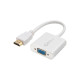 MicroConnect Adapter HDMI - VGA M/F, White Référence: HDMVGA1