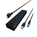 ICY BOX 13Port USB 3.0 Hub w/ Charge Référence: IB-AC6113