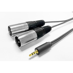 Vivolink 3.5MM CABLE to 2 x XLR male 2m Référence: W129050362