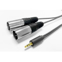 Vivolink 3.5MM CABLE to 2 x XLR male 2m Référence: W129050362
