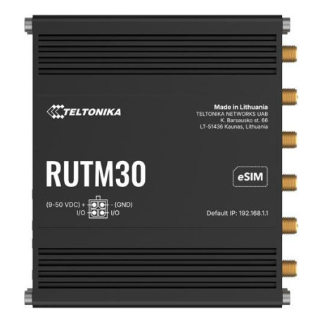 Teltonika Networks RUTM30 (EU) WiFi/5G LTE Référence: W129144001