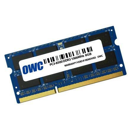 OWC 8.0GB PC3-8500 DDR3 1066MHz Référence: OWC8566DDR3S8GB