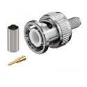MicroConnect BNC crimp plug for RG59 Reference: BNC59M