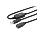 MicroConnect Active USB 2.0 ext. cable, 10m Reference: USB2.0AAF10A