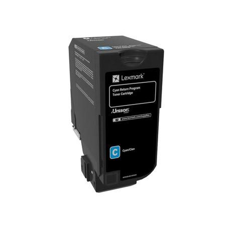 Lexmark RETURN-TONER CARTRIDGE CYAN Référence: W126474804