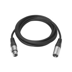 Vivolink XLR M/F cable 10 m Black Reference: PROAUDXLRMF10