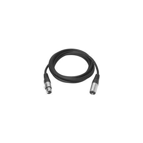 Vivolink XLR M/F cable 10 m Black Reference: PROAUDXLRMF10