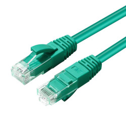 MicroConnect CAT6A UTP 0.3m Green LSZH Reference: W128912397