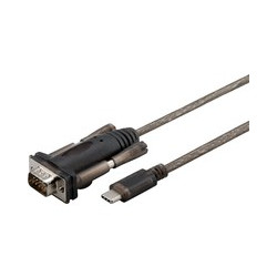 MicroConnect USB - C - Serial DB9 1m M-M Reference: USB3.1CRS232