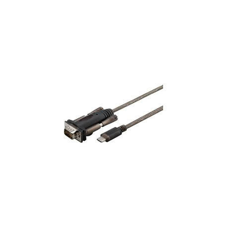 MicroConnect USB - C - Serial DB9 1m M-M Reference: USB3.1CRS232