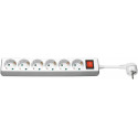 MicroConnect 6-way Schuko Socket 1.8M White Reference: GRU006W
