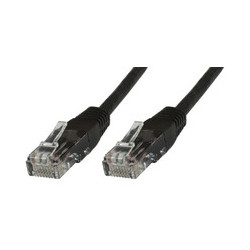 MicroConnect U/UTP CAT6 1M Black 10 Pack Reference: V-UTP601SVP