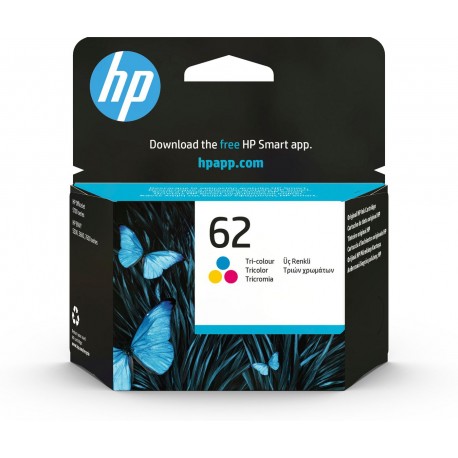 HP 62 Tri-Color Original Ink Référence: W128262849