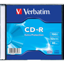 Verbatim CD-R 700MB 52X SINGLE SC Référence: W125625482