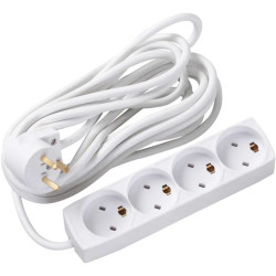 MicroConnect Danish EDB Power Strip 4-way Référence: W128980339
