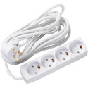MicroConnect Danish EDB Power Strip 4-way Référence: W128980339