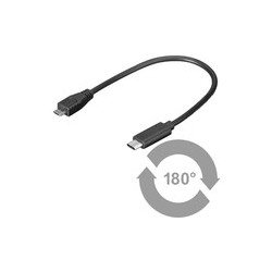 MicroConnect USB3.1 C-USB2.0 Micro B 0.2M Reference: USB3.1CAMB02