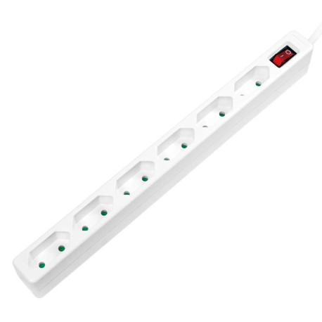 LogiLink Outlet Strip, 6 euro sockets, Référence: W128302414