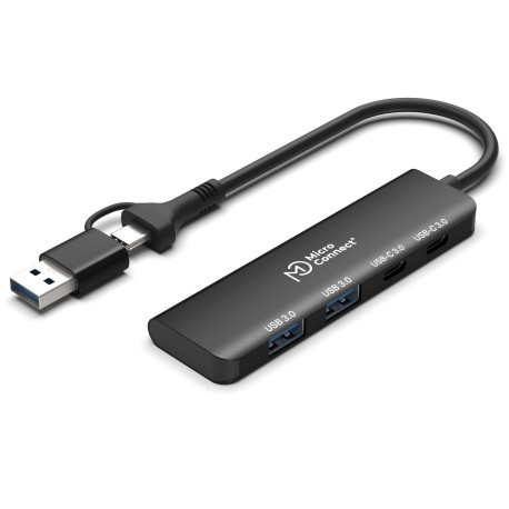 MicroConnect Premium 4-port USB hub 2x Référence: W128844617