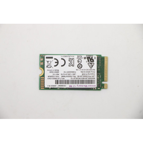 Lenovo 512G,M.2,2242,PCIe3x4,UM,STD Reference: W125793884