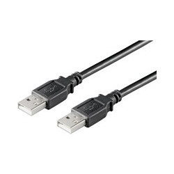 MicroConnect USB2.0 A-A 1m M-M, Black Reference: USBAA1B