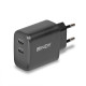 Lindy 65W USB 2 x Type C GaN Charger Référence: W129171129