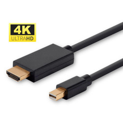MicroConnect 4K Mini Displayport to HDMI Référence: MDPHDMI3B-4K