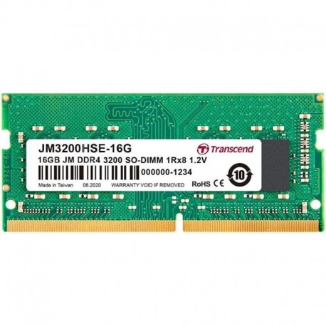Transcend JetRam 16GB DDR4-3200 SO-DIMM Référence: W127153022