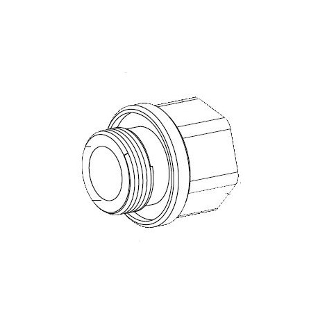 Bosch Adapter, M25 to 3/4NPT, Référence: MIC-M25XNPT34-B