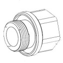 Bosch Adapter, M25 to 3/4NPT, Référence: MIC-M25XNPT34-B