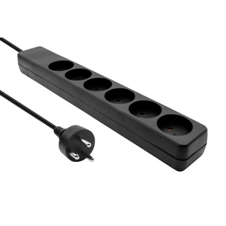 MicroConnect Danish Power Strip 6-way Référence: W128433108