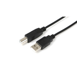 MicroConnect USB2.0 A-B 0,5m M-M BLACK Référence: USBAB05B
