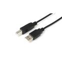 MicroConnect USB2.0 A-B 0,5m M-M BLACK Référence: USBAB05B