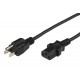 MicroConnect Power cord NEMA 5-15P to C13, Reference: W126143219