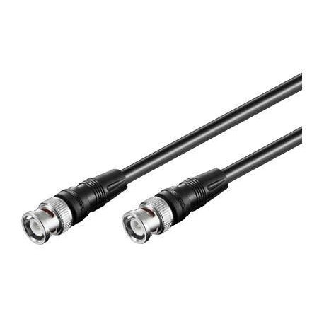 MicroConnect BNC Cable, RG59, 2m, Black Référence: 50046