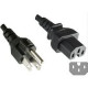 MicroConnect Power Cord US - C15 1.8m Reference: PE110618
