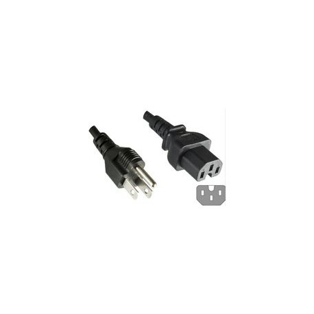 MicroConnect Power Cord US - C15 1.8m Reference: PE110618